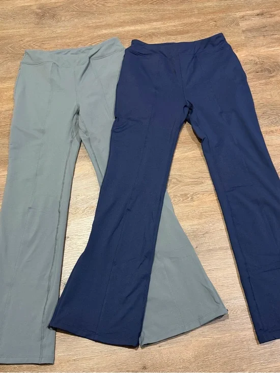 Baleaf Fleece Lined Bootcut Flare Zip-Hem Active Yoga Pants Bundle - New - Picture 7 of 16